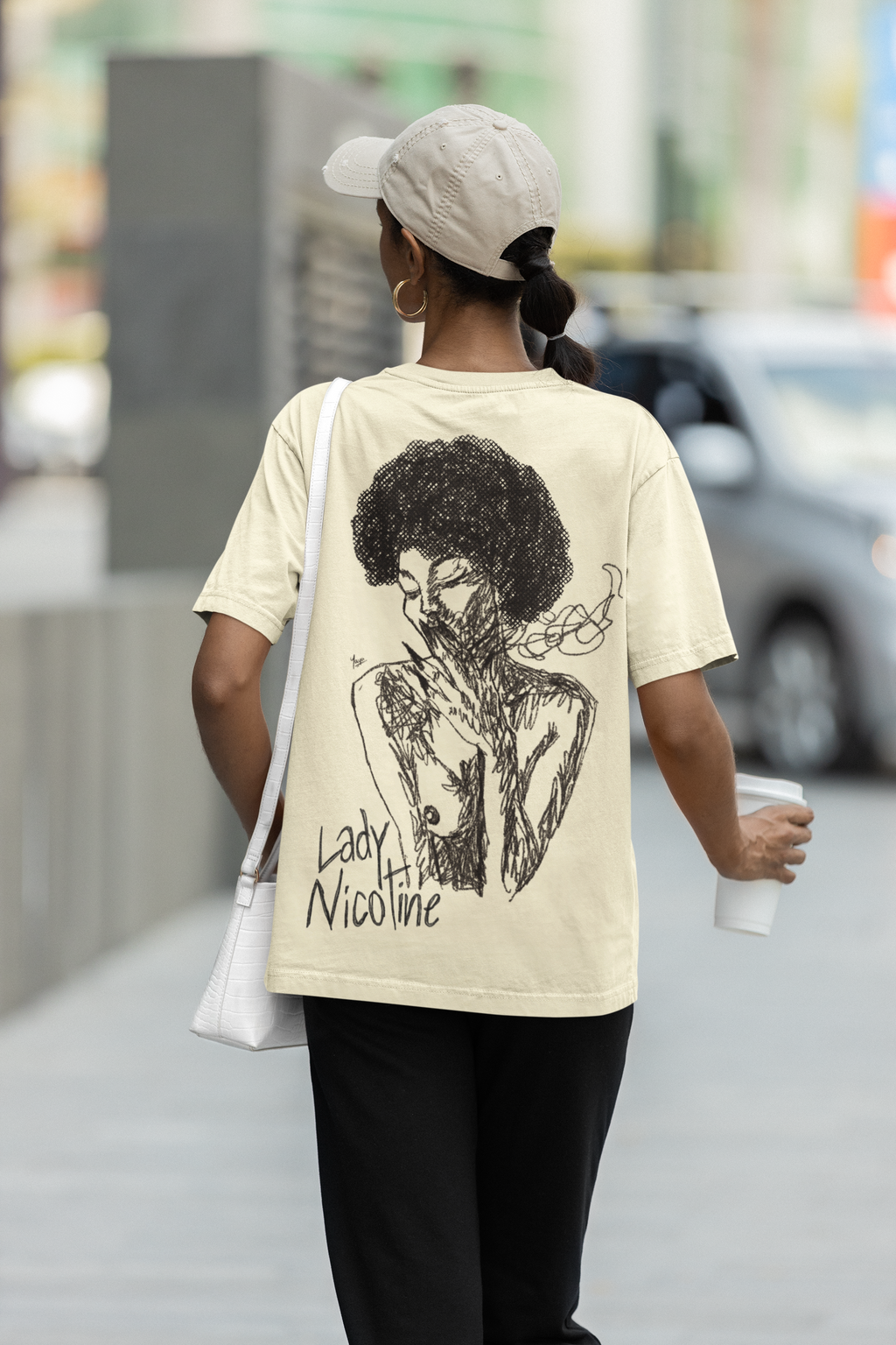 Off-White Oversized T-shirt | Lady Nicotine