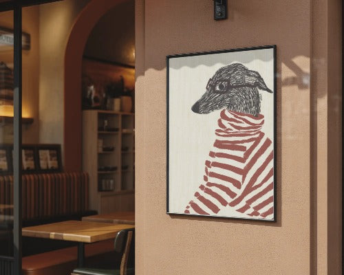 A3/A4 Wall Poster - Walter The Dog
