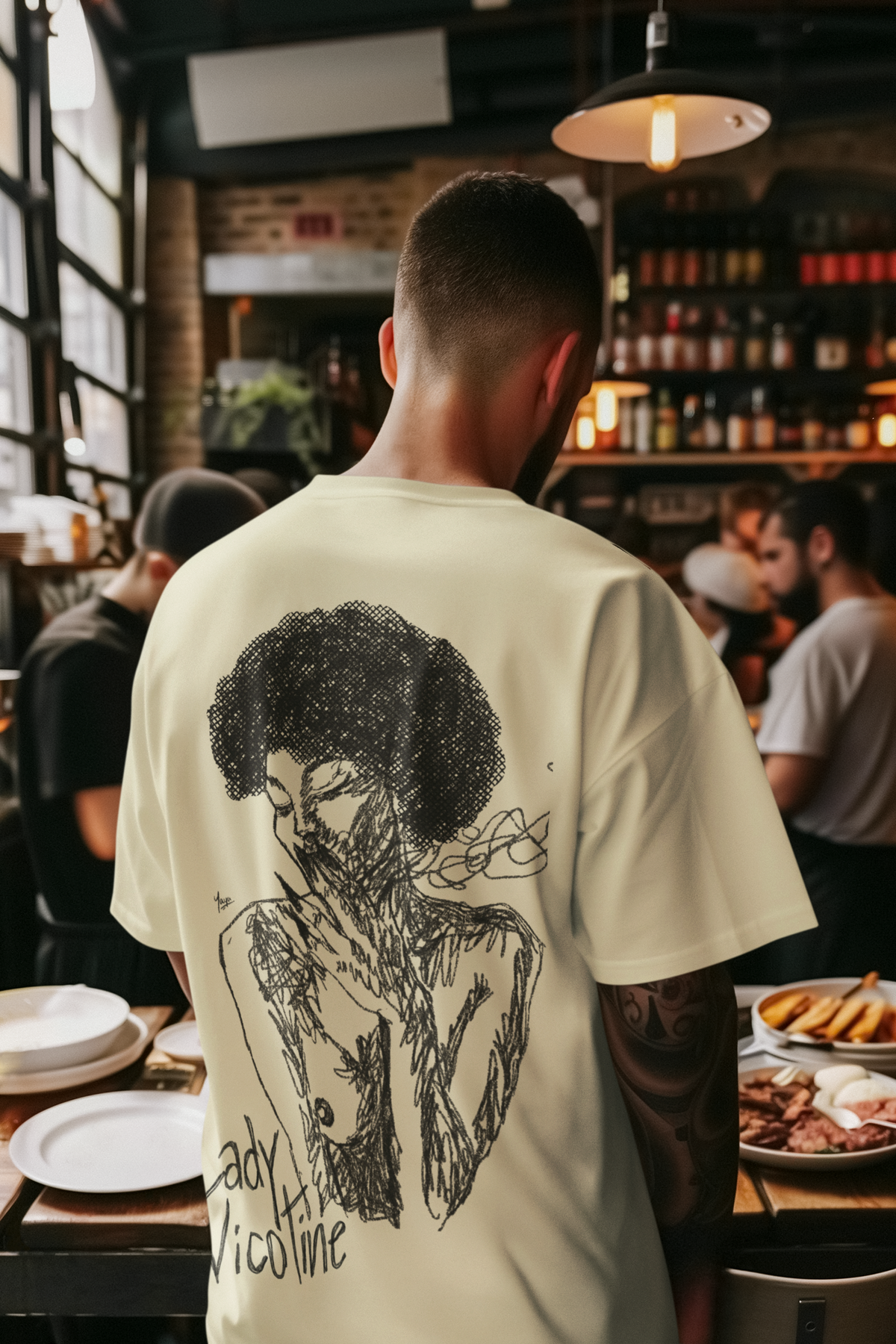 Off-White Oversized T-shirt | Lady Nicotine