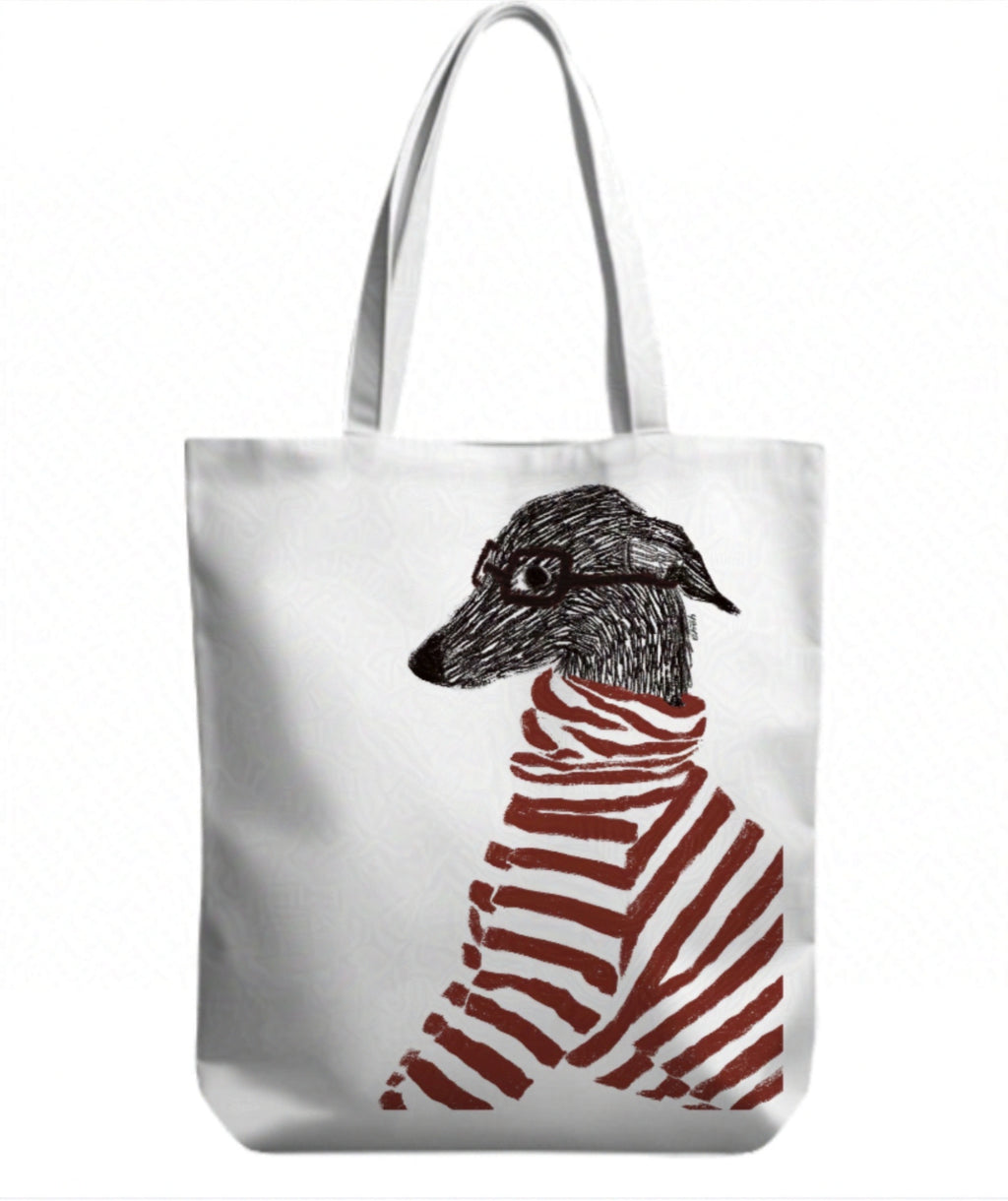 Canvas Tote Bag - Walter the Dog