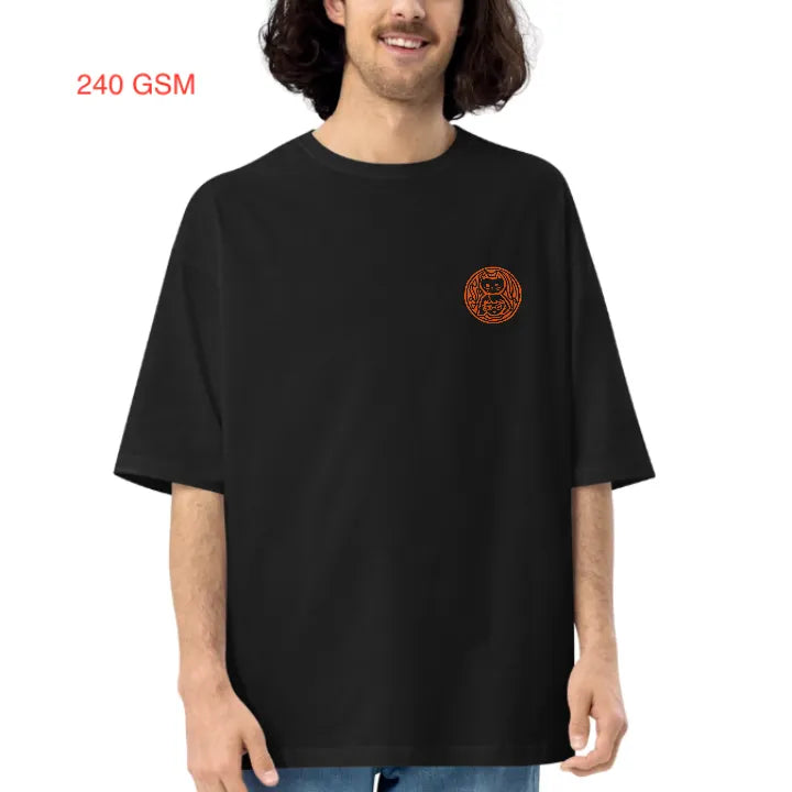 Black Oversized T-shirt | Noodle Doodle