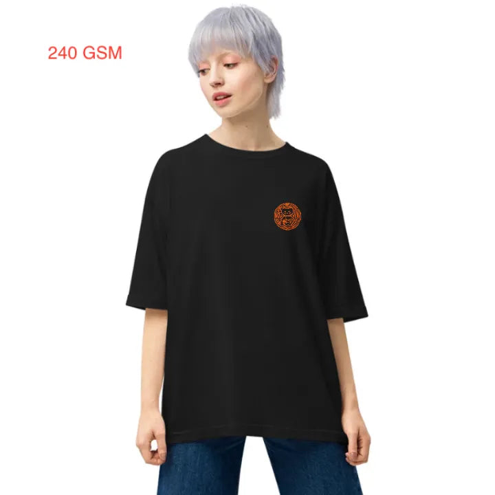 Black Oversized T-shirt | Noodle Doodle